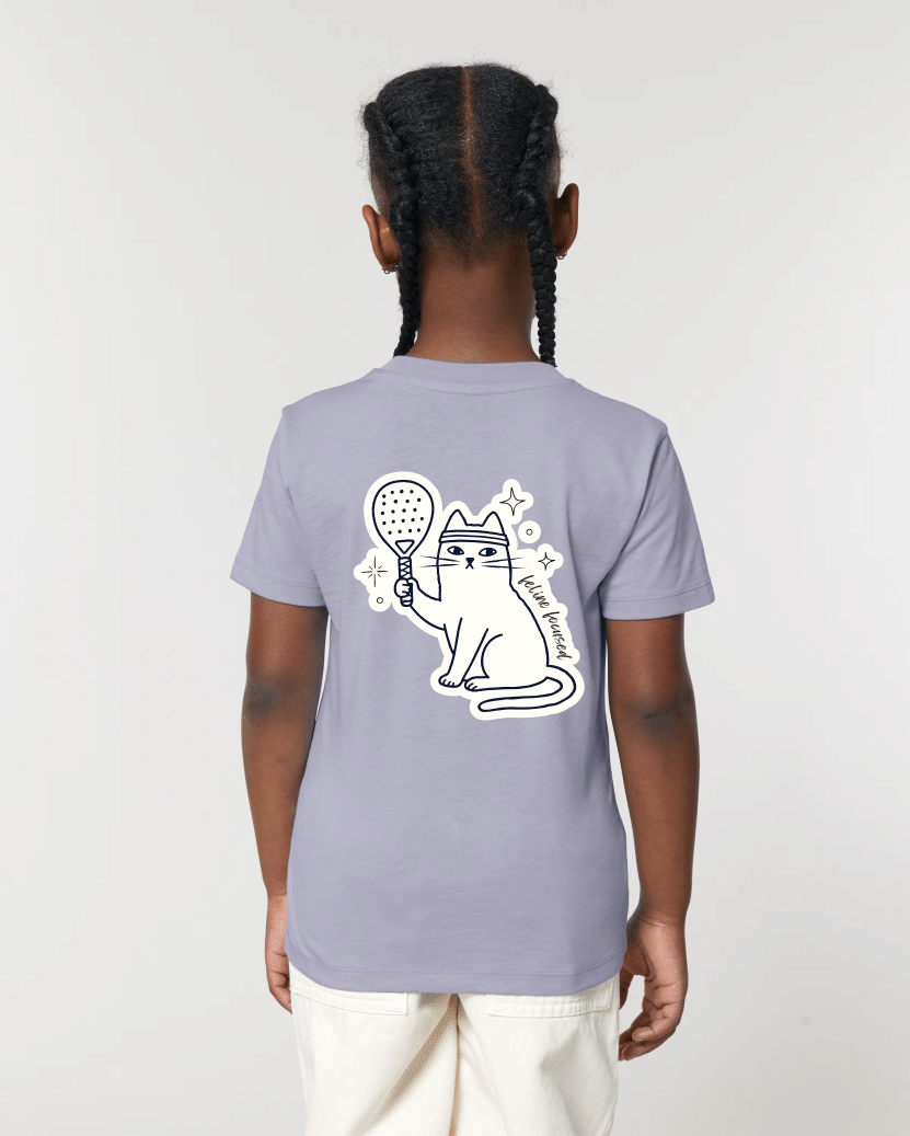 Kids Purrfect Padel Tee - Lavender