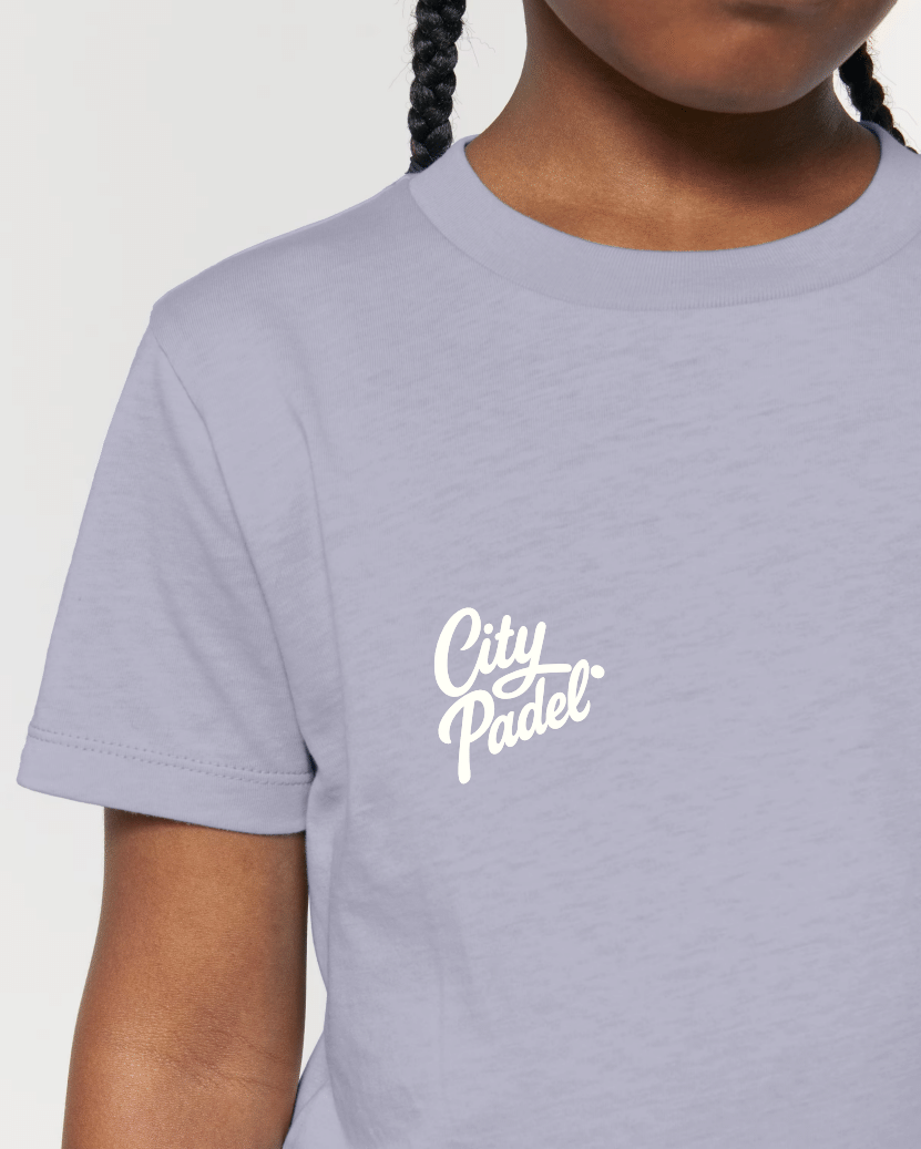 Kids Purrfect Padel Tee - Lavender